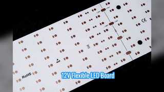 Tablero LED FPC flexible Iluminación de alto rendimiento de 12 V