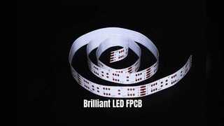 Película blanca 12V 2835 LED FPCB para tiras de LED