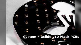 Soluciones de placa de circuito de máscara de belleza LED flexibles personalizadas