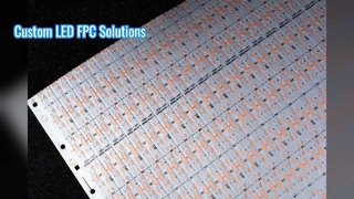 Tira de LED de rendimiento estable 40R 24V 2835 | Placa FPCB LED de doble cara 120D de 8 mm