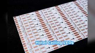 Tira de luces LED 5050RGB para techos de hoteles