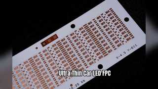 Tira LED FPC ultrafina para automóviles