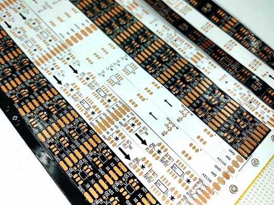 comprar 12V 24V colorido de LED de la placa de circuito impreso de diseño de placa de doble capa con OSP antioxidante online manufacture