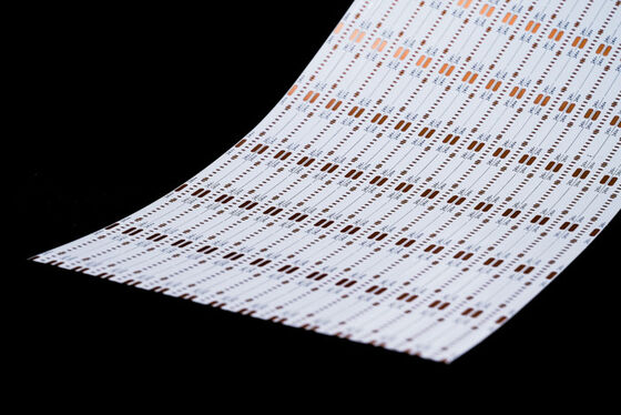 comprar Placa de circuitos flexibles de 24 V de doble capa PCB flexible para tiras de LED COB con diseño personalizable y recubrimiento OSP online manufacture