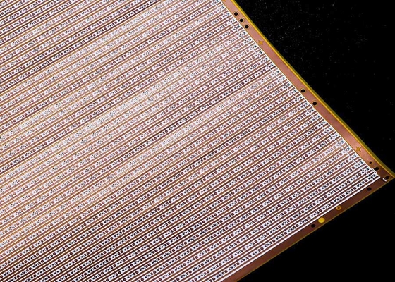 75 LED Flexible de circuitos electrónicos impresos 12V de doble cara de película blanca FPCB