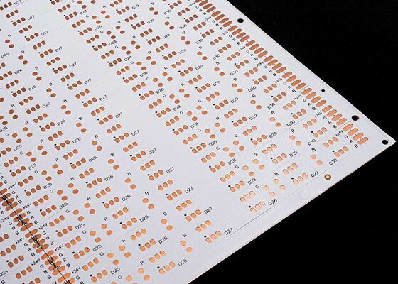 Tira de LED RGB 5050 Placa de Circuito Flexible Doble Cara Película Blanca 24V Carácter Negro OSP FPC