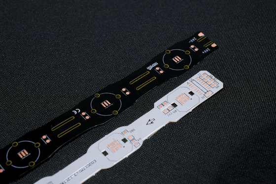 Tela de luz LED de doble cara FPC Fabricación y montaje de PCB flexibles