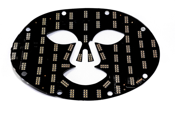 Tabla de PCB de máscara de belleza LED de alta precisión personalizable para un rendimiento óptimo del dispositivo de cuidado de la piel