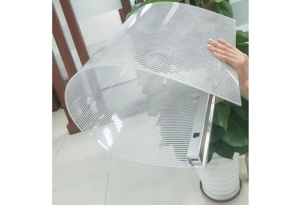 Pantalla LED flexible y transparente personalizable 1600+ Nits de brillo, IP65 a prueba de agua Soluciones de publicidad al por mayor al aire libre