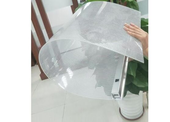 Display transparente flexible y personalizable con 1600+ Nits de brillo, IP65 resistente al agua y doble placa de circuito para publicidad exterior