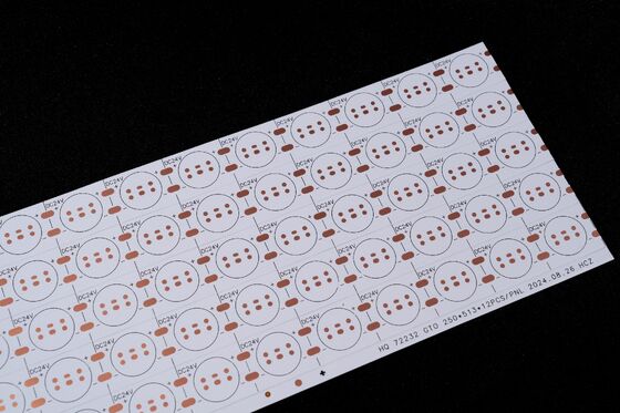 PCB flexible de doble capa personalizable para tira LED con nivel de protección contra incendios V0